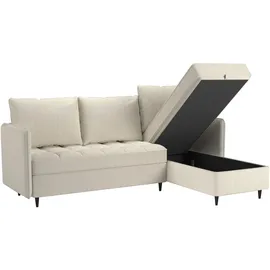 dorel home Eckcouch Cord 2-Sitzer Beige