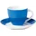 VAN WELL Vario Untertasse 14,5 cm blau 6er Set