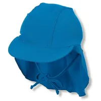 Sterntaler Bademütze mit Nackenschutz uni in blue | Gr.: