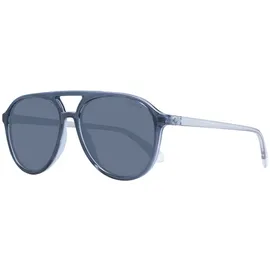 Polaroid PLD 4162/S Unisex-Sonnenbrille Vollrand Pilot Kunststoff-Gestell, grau