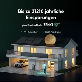 solarmars Balkonkraftwerk 2000 W inkl. Zendure SolarFlow 2400 Pro 2,4 kWh