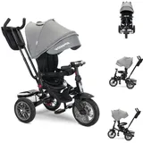 Lorelli Tricycle Speedy, Luftreifen, Musik, Licht, Schubstange dunkelgrau