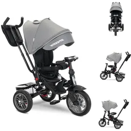 Lorelli Tricycle Speedy, Luftreifen, Musik, Licht, Schubstange dunkelgrau