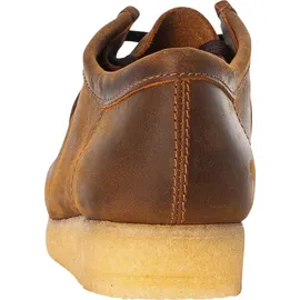 CLARKS Originals Wallabee-Lederschuhe, Braun 44 EU