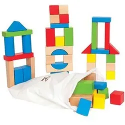 HAPE E0409 Bunte Holzbausteine