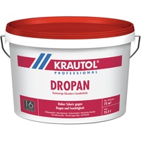 KRAUTOL DROPAN | Siliconharz Fassadenfarbe  weiß  12,5 Liter