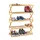 Relaxdays Schuhregal 89 x 65 x 26 cm 5 Ebenen / natur