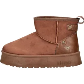 Mustang Damen Stiefelette gefüttert braun - Braun - 36