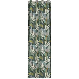 Clever-Kauf-24 Ösenschal Jasper | grün | BxH 140x245cm | Schal | Gardine | Natur |Vorhang |