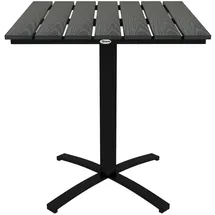 Outsunny Gartentisch 70 x 70 x 76 cm Grau