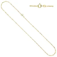 Jobo Singapurkette Gold 585 Gelbgold 42 cm 1,8 mm