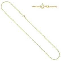 Jobo Singapurkette Gold 585 Gelbgold 42 cm 1,8 mm