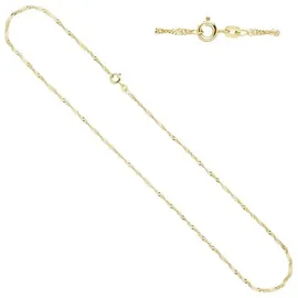 Jobo Singapurkette Gold 585 Gelbgold 42 cm 1,8 mm