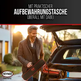 Heyner Wagenheber 1,5t Stahl/Gummi schwarz 104–380mm