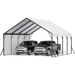 VEVOR Zeltgarage 5,8x6x3,77m Lagerzelt Carport Autounterstand für Boote LKWs