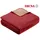 IBENA Doubleface Dublin 150 x 200 cm bordeauxrot/hellbraun