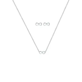 Elli Schmuckset Kette Stecker Infinity Symbol Endlos 925