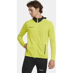 Craft Trainingsjacke Extend Full Zip (mit Reißverschlusstaschen, elastisches Material) gelb Herren
