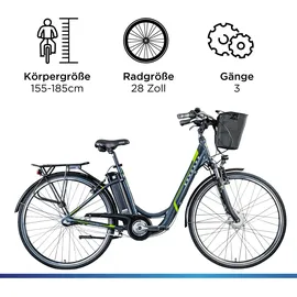 Zündapp Z510 2021 28 Zoll RH 48 cm grau/grün