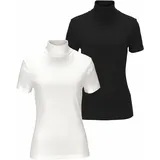 FLASHLIGHTS Rollkragenshirt Schwarz S