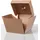 Blanc HYGIENIC Hamburger-Box klein, 300 Stk, 12x12x10cm, to go, take away, natürliches Design, faltbar