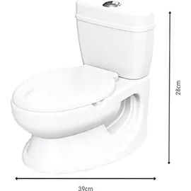 Dolu WC Potty Kindertoilette mit Sound weiß