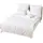 Traumschlaf Hotelbettwäsche Gestreift Weiß 240 x 220 cm + 2 x 40 x 80 cm