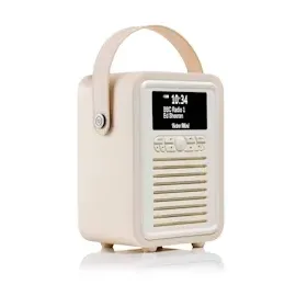 View Quest Retro Mini DAB+ cremeweiß