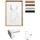 WALTHER+ DESIGN Silhouette Holzrahmen walther design weiß 20x30 cm 2er Set