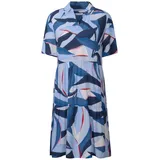 Cecil Kleid mit Volants Midi Blau L