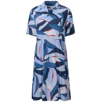 Cecil Kleid mit Volants Midi Blau L