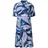 Cecil Kleid mit Volants Midi Blau L