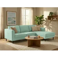 Home Affaire Eckcouch Cord 2-Sitzer Mint
