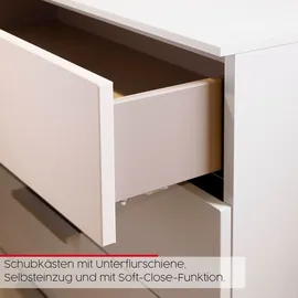 Rauch Kommode Flipp 200 x 100 x 42 cm Weiß