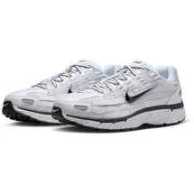 Nike P-6000 Herren White/Black/Metallic Silver 45