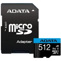 A-Data ADATA Premier 512GB UHS-I CL10 100/20 MB/s W/1 Adap.
