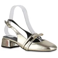 VAN HILL Damen Slingpumps in Gold