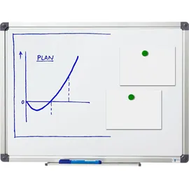 Office Marshal Whiteboard 100 x 150 cm Weiß