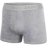 Jako Boxershorts Premium 2er-Pack, Grau-Meliert, S