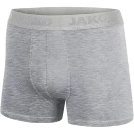 Jako Boxershorts Premium 2er-Pack, Grau-Meliert, S