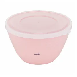 Emsa K32517 Prep&Bake Rührschüssel, 1,7 L, rutschfester Boden, Rosa - Blau