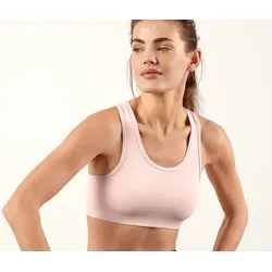 Tchibo - Sport-Bustier - Damen - Gr. M - rosé