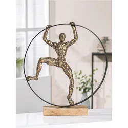 Casablanca by Gilde Dekofigur »Skulptur "Pose"« Casablanca by Gilde bronzefarben