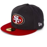 New Era San Francisco 49ers NFL Grey 59FIFTY Cap (Grey/red, 7 1/8) - 57