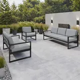 beautysofa Stella Set 6-tlg. Dunkelgrau