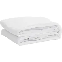 vidaXL Matratzenschoner Wasserdicht 160 x 220 cm Weiß