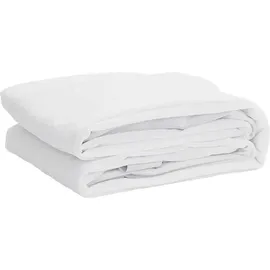 vidaXL Matratzenschoner Wasserdicht 160 x 220 cm Weiß