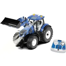 Siku New Holland T7.315 mit Frontlader und Bluetooth-Fernsteuermodul,