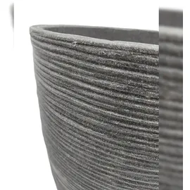 Jelenia Plast Rillentopf Ø 27,5 x 43,5 cm anthrazit