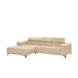 Switch Ecksofa aus Mikrofaser Caro ¦ beige ¦ Maße (cm): B: 289 H: 93 T: 175.0